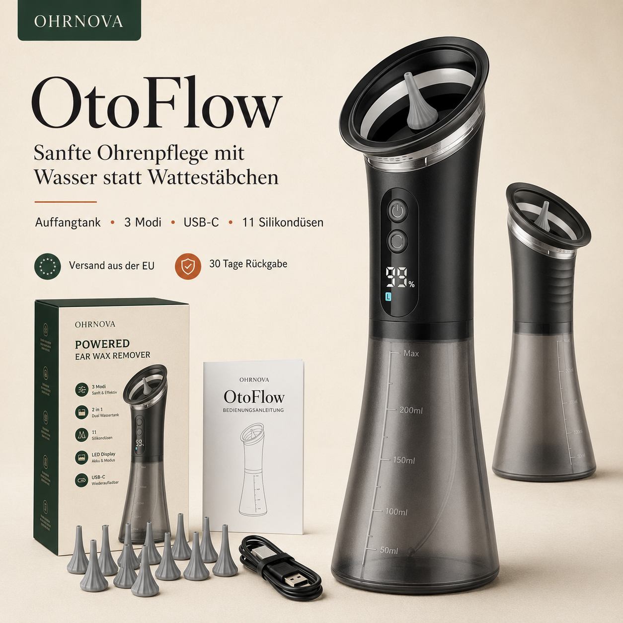 OHRNOVA™ OtoFlow Ohrenreiniger